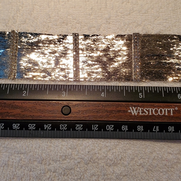 Antique Sterling Silver and Rhinestone Bracelet circa 1930s/1940s RARE - Picture 6 of 6